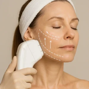 Woman having HI-FU to reduce wrinkles call LA LIPO Kingston Vale Now!