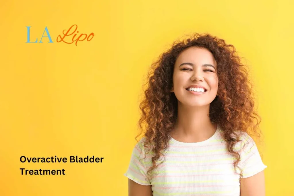 woman smiling about overactive bladder treatment Kingston Vale solutions